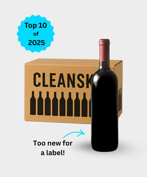 Cleanskin box of Sagrantino; 8th best seller at Dave's Wine Revival in 2025. Deliciously drinkable!